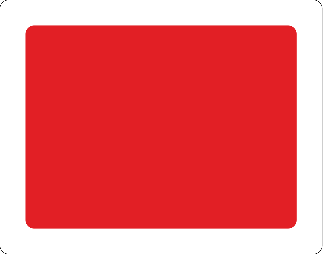 Signalschild für Bahnstrecke gesperrt